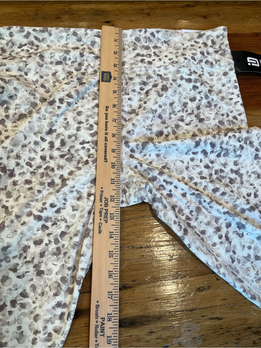 Ideology High-Rise Leggings in Soft Muted Neutral Floral • Size Large• NWT - Picture 9 of 9